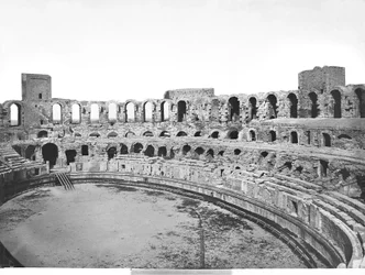 Interior view of the amphitheatre